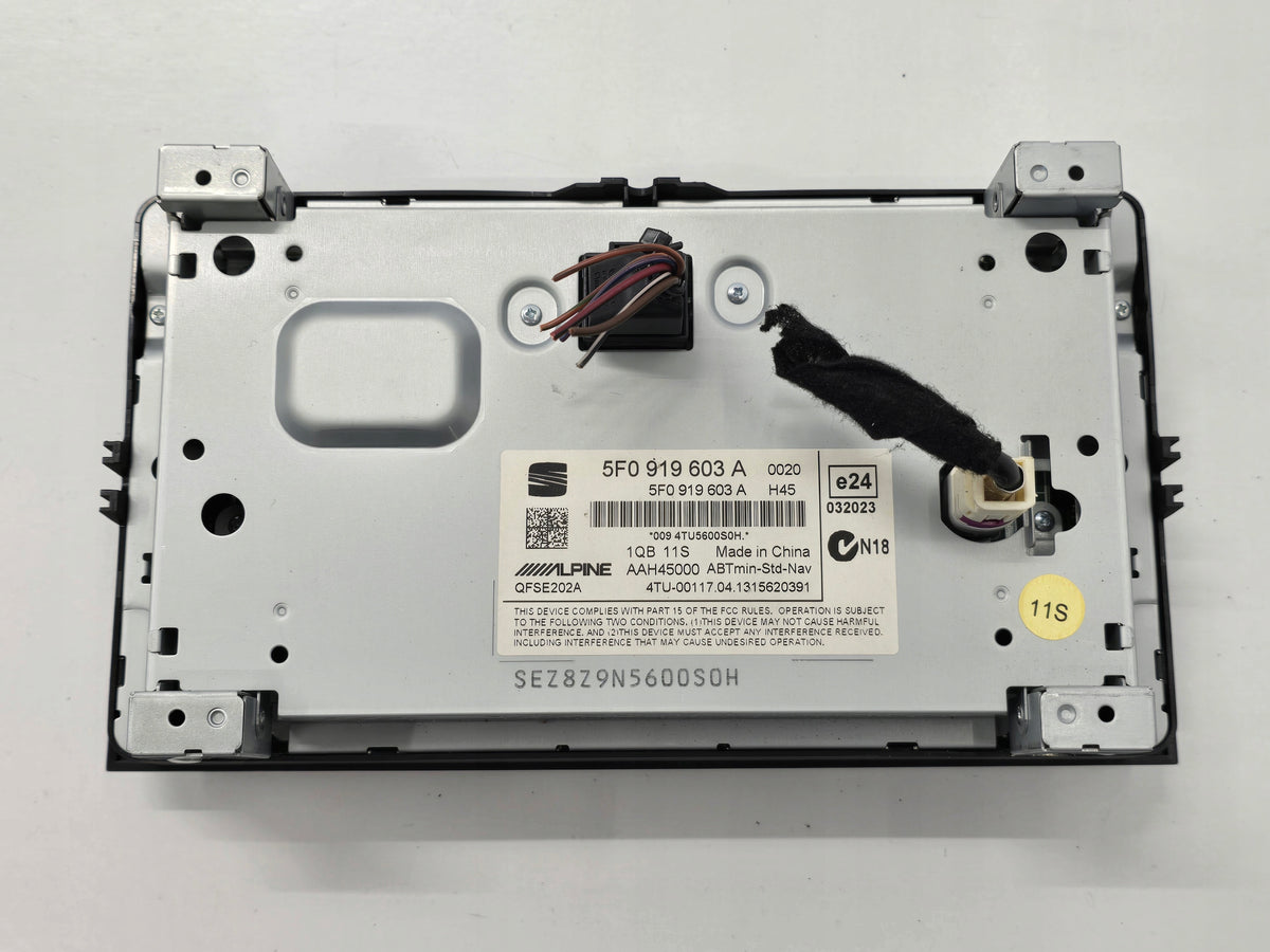 SEAT LEON III 13R SCREEN RADIO DISPLAY 5F0919603A