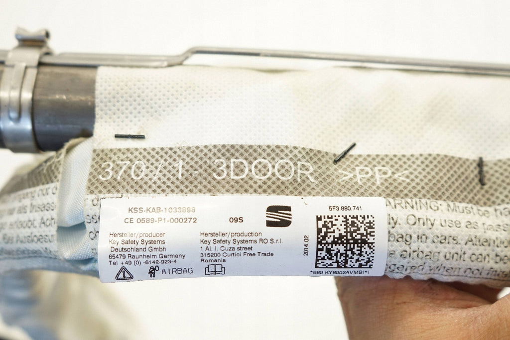 SEAT LEON III 14R HATCHBACK 3-DOOR AIRBAG CURTAIN LEFT 5F3880741