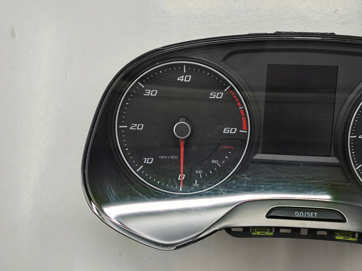 SEAT LEON III 15R COUNTER CLOCK 2.0TDI 5F0920973A ANGLIK UK