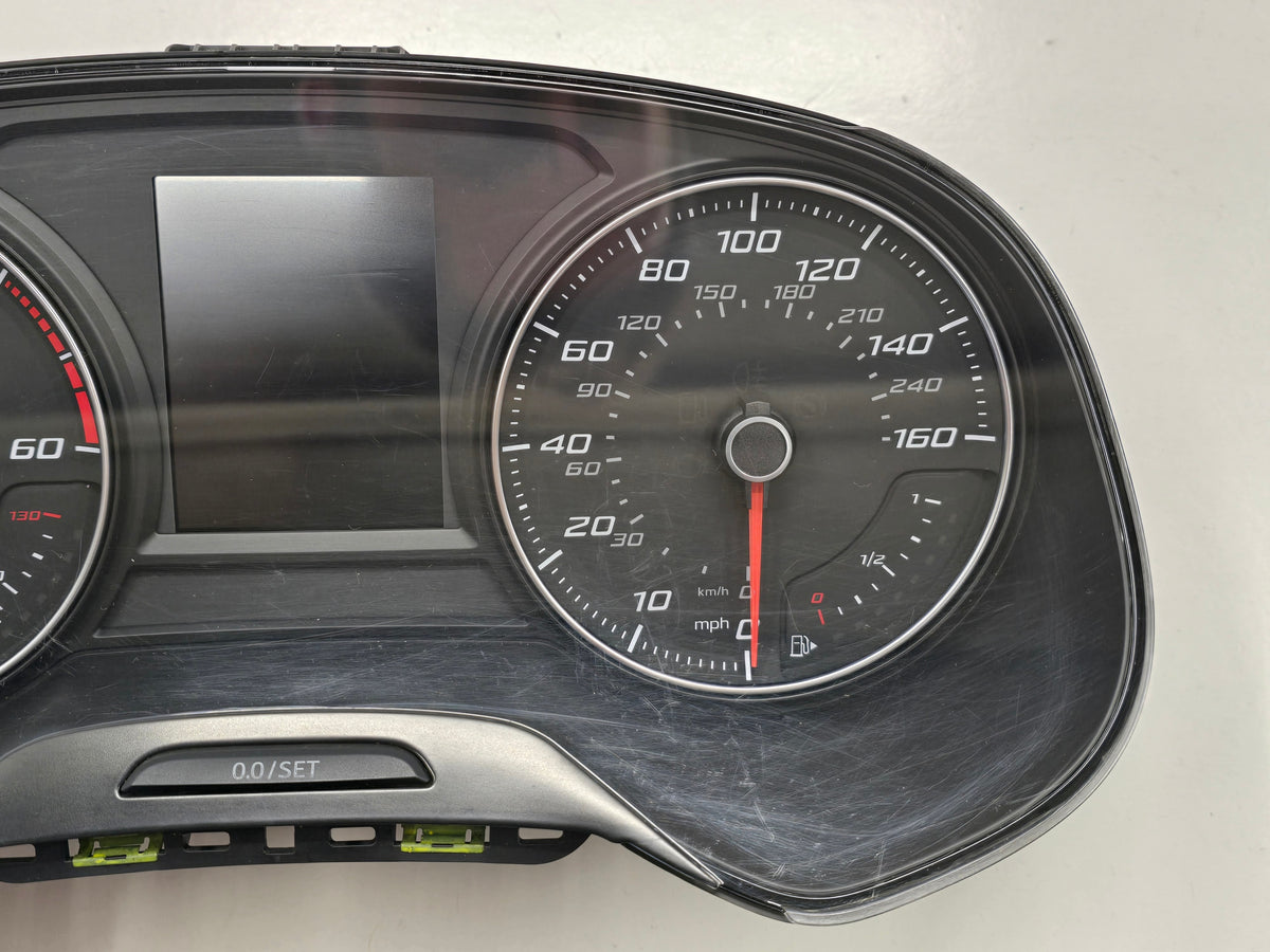 SEAT LEON III 15R COUNTER CLOCK 2.0TDI 5F0920973A ANGLIK UK