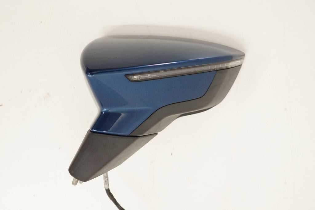 SEAT LEON III 15R MIRROR LEFT 12PIN 8+4PIN LW5P ENGLISH