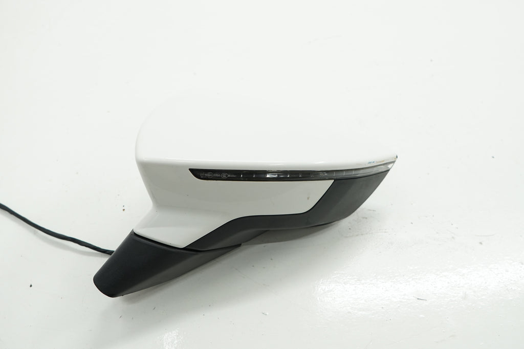 SEAT LEON III 15R MIRROR LEFT 6PIN LB9A ANGLIK UK
