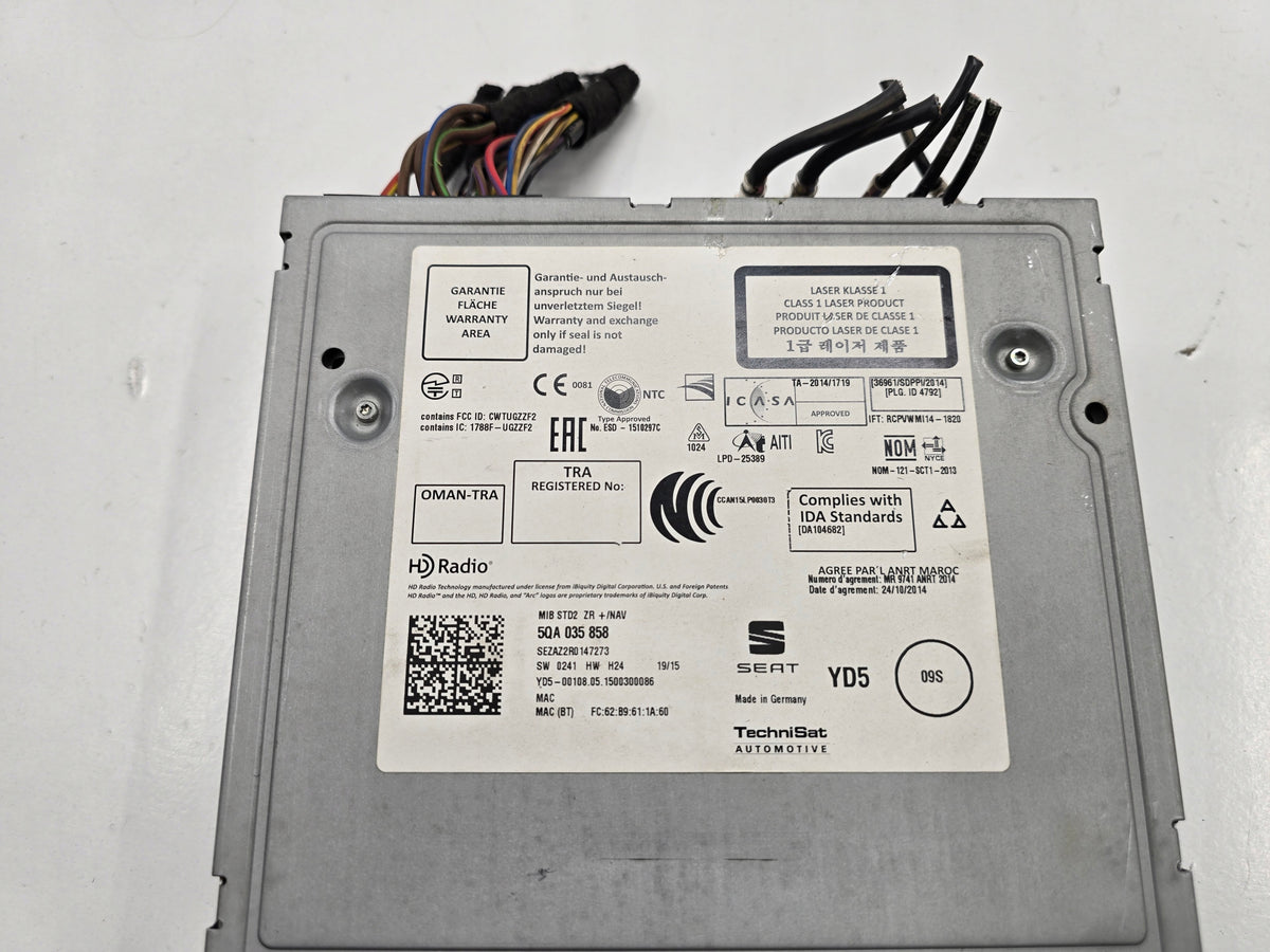 SEAT LEON III 15R MODULE READER RADIO NAVIGATION 5QA035858