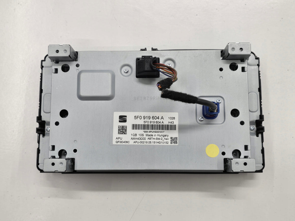 SEAT LEON III 15R SCREEN DISPLAY RADIO NAVIGATION 5F0919604A