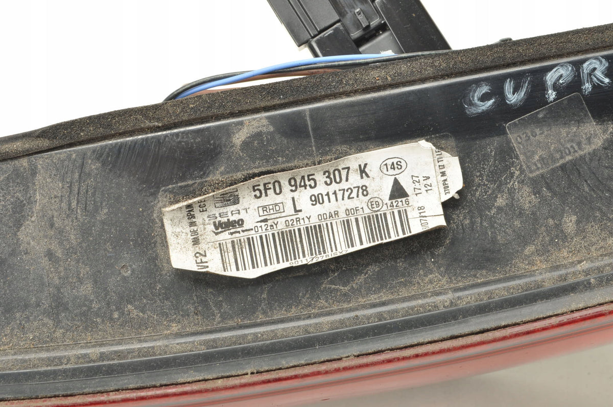 SEAT LEON III LAMP LEFT REAR FLAP 5F0945307K HB 5D