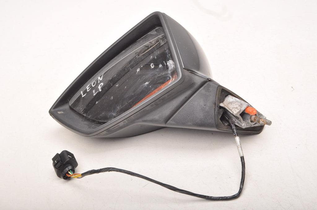 SEAT LEON III MIRROR RIGHT ELECTRIC 6 PIN ENGLISH
