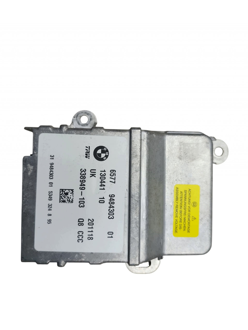 SENSOR AIRBAG MODULE BMW X1 F48 (2015-2019) 9484303 338949-103
