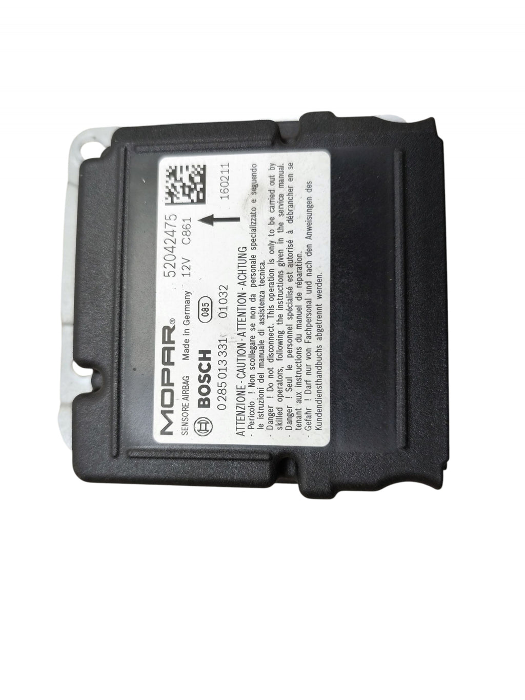 SENSOR AIRBAG MODULE JEEP RENEGADE (2014-2018) 52042475 0285013331