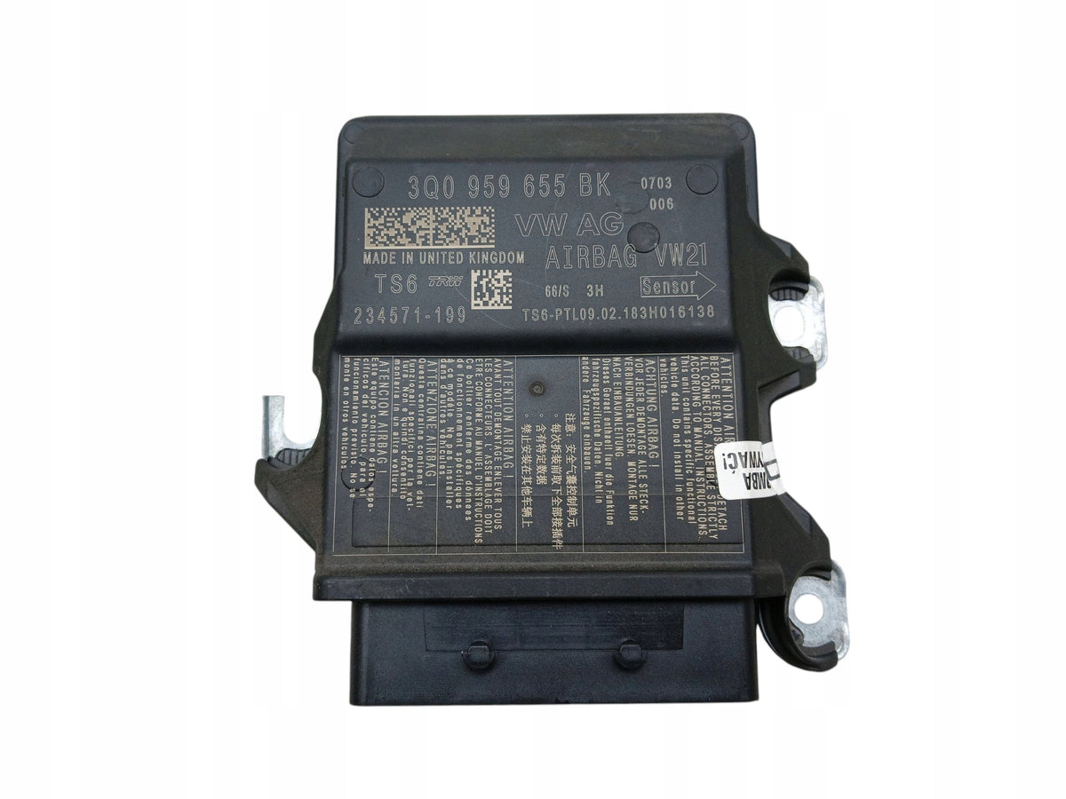 SENSOR AIRBAG MODULE VOLKSWAGEN PASSAT B8 (2014-2019) 3Q0959655BK