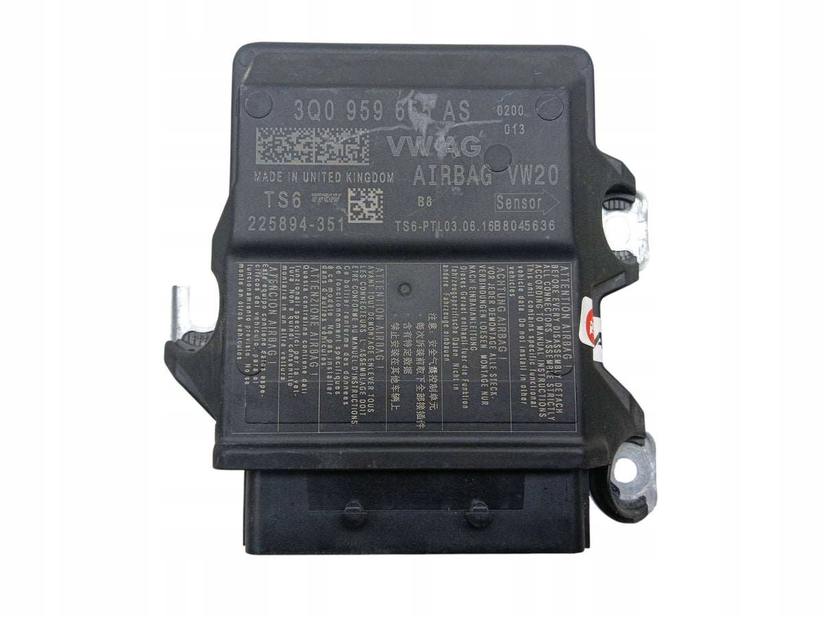 SENSOR MODULE AIRBAG LEON III OCTAVIA III PASSAT B8 3Q0959655AS