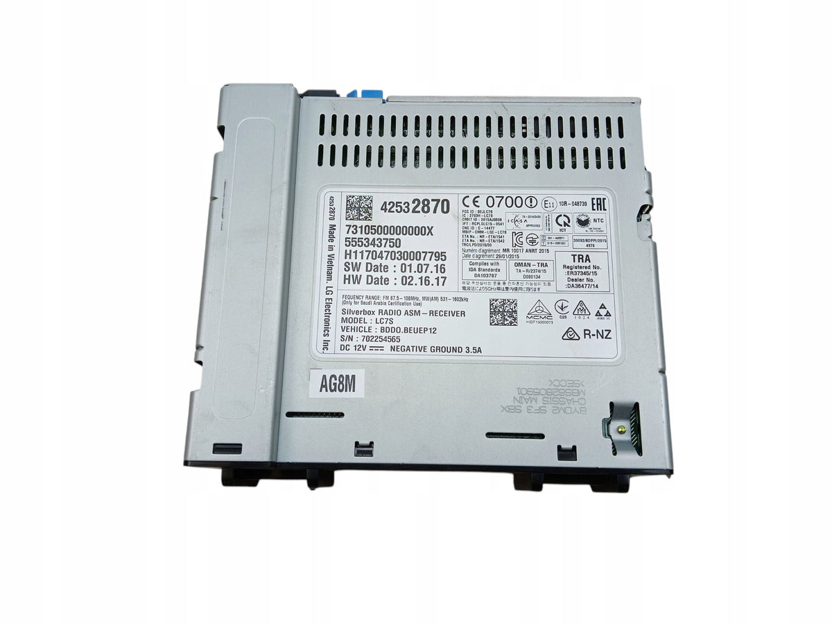 SILVERBOX CONTROLLER MODULE OPEL ASTRA V K (2015-2019) 42532870