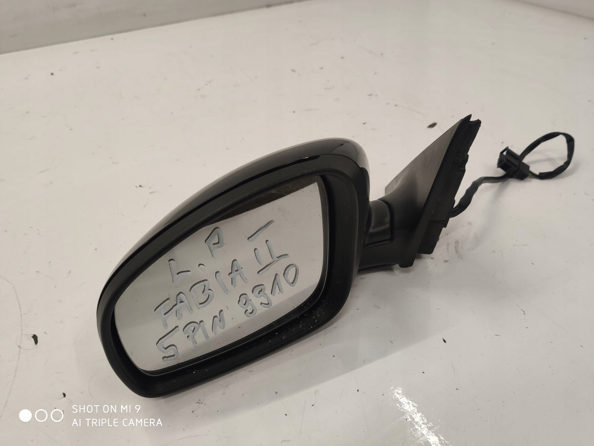 SKODA FABIA II MIRROR RIGHT 5PIN 9910