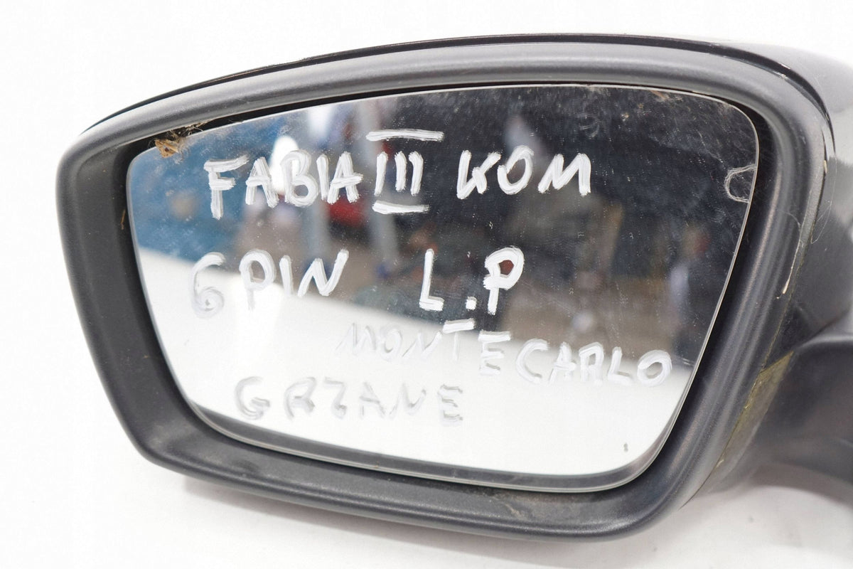 SKODA FABIA III 16R MIRROR LEFT 6PIN MULLED ENGLISHMAN