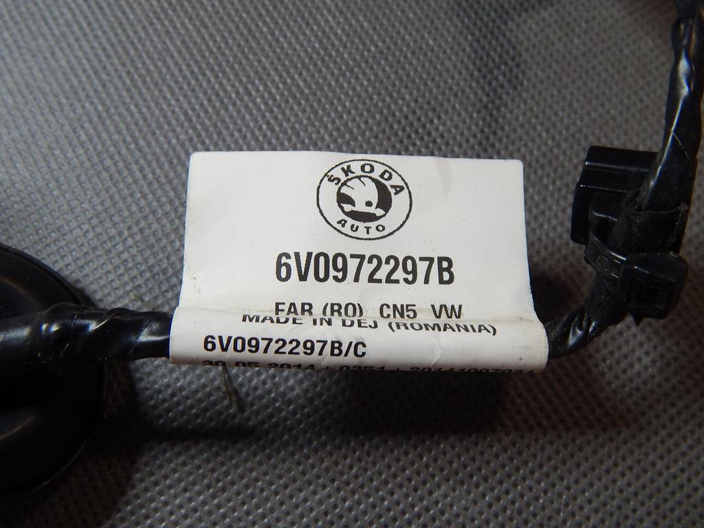 SKODA FABIA III DOOR HARNESS LEFT FRONT 6V0972297B