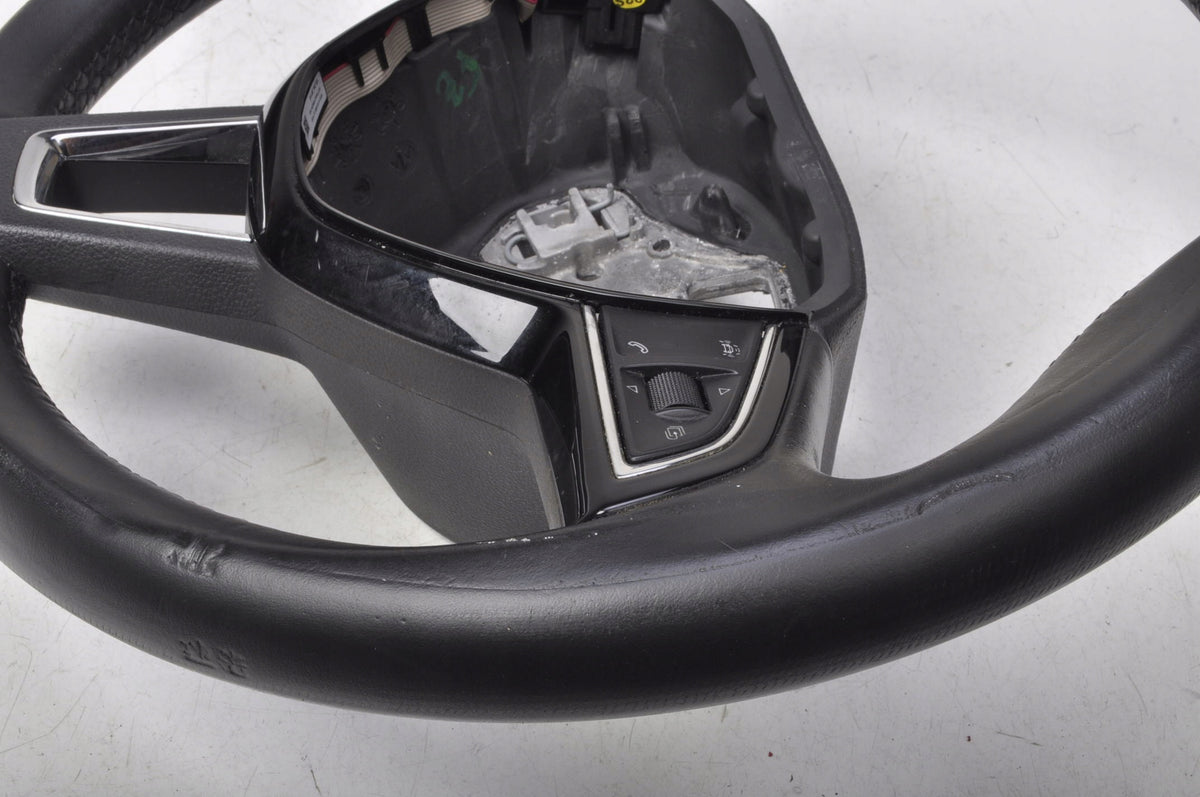 SKODA FABIA III LEATHER STEERING WHEEL