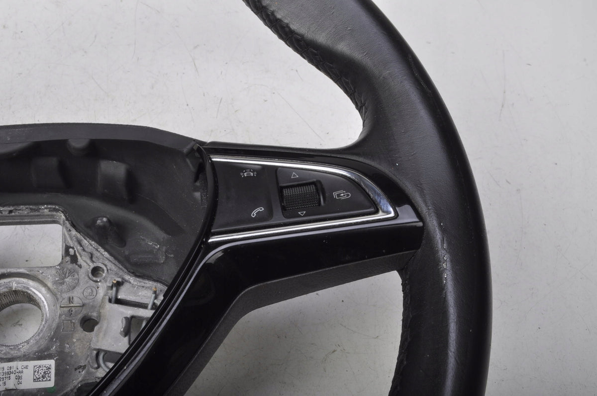 SKODA FABIA III LEATHER STEERING WHEEL