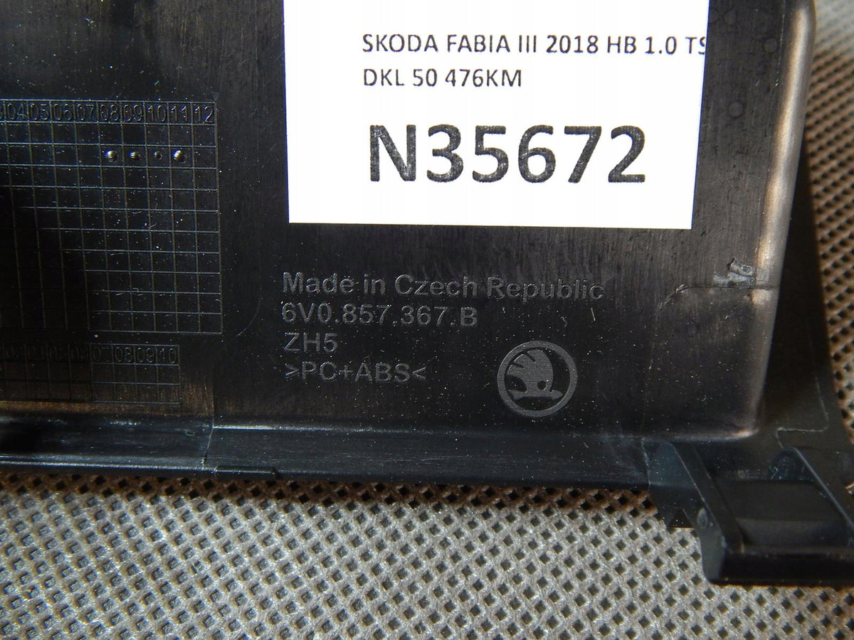 SKODA FABIA III USB PANEL LIGHTER 6V0857367B