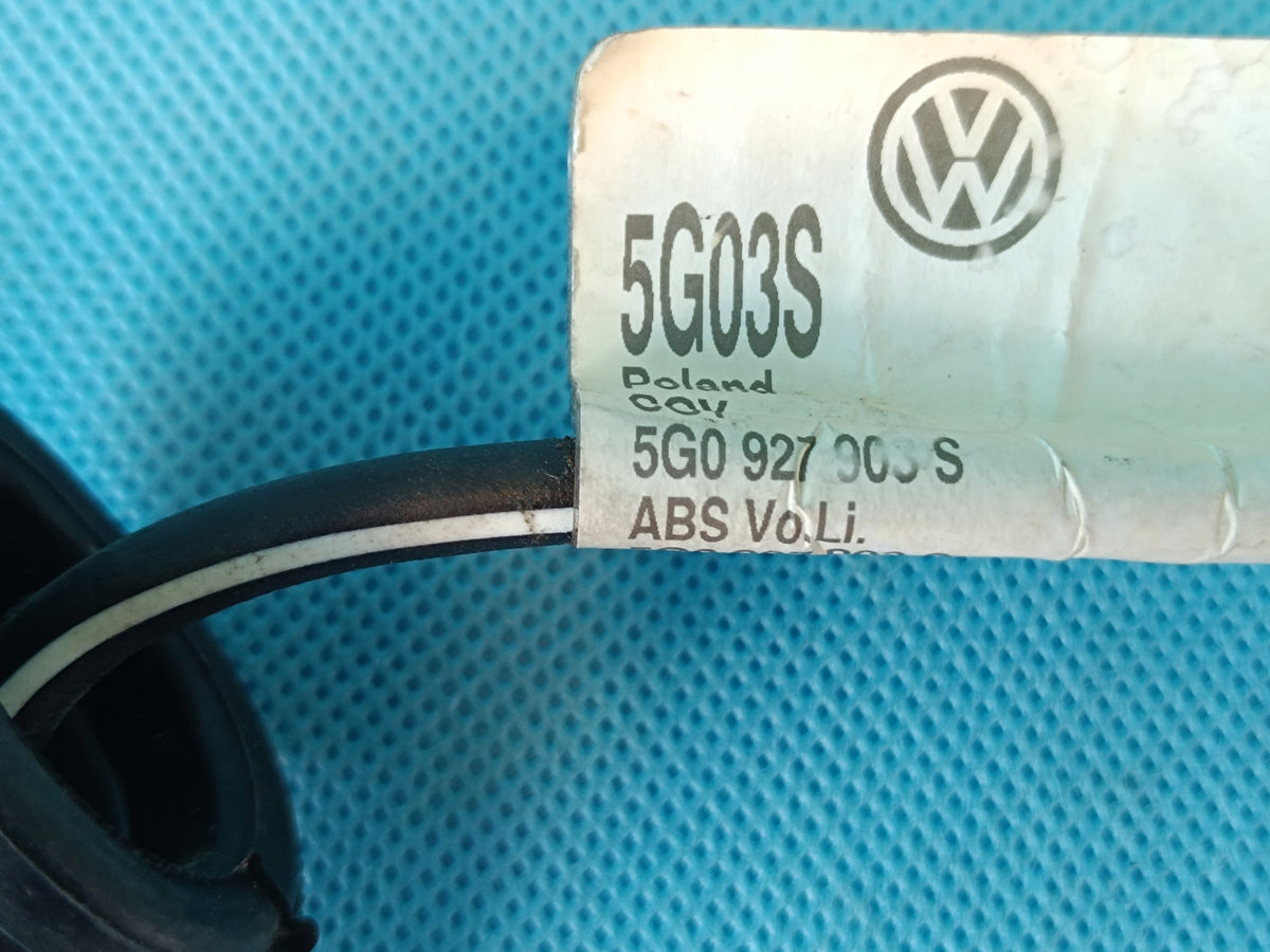 SKODA KAROQ 2020R 1,5TSI WHEEL HARNESS SPEED SENSOR LEFT FRONT 5G0927903S