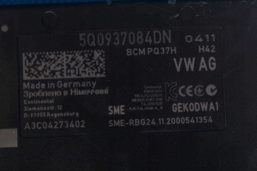 SKODA KAROQ DRIVER BCM LEGAL 5Q0937084DN 2021R
