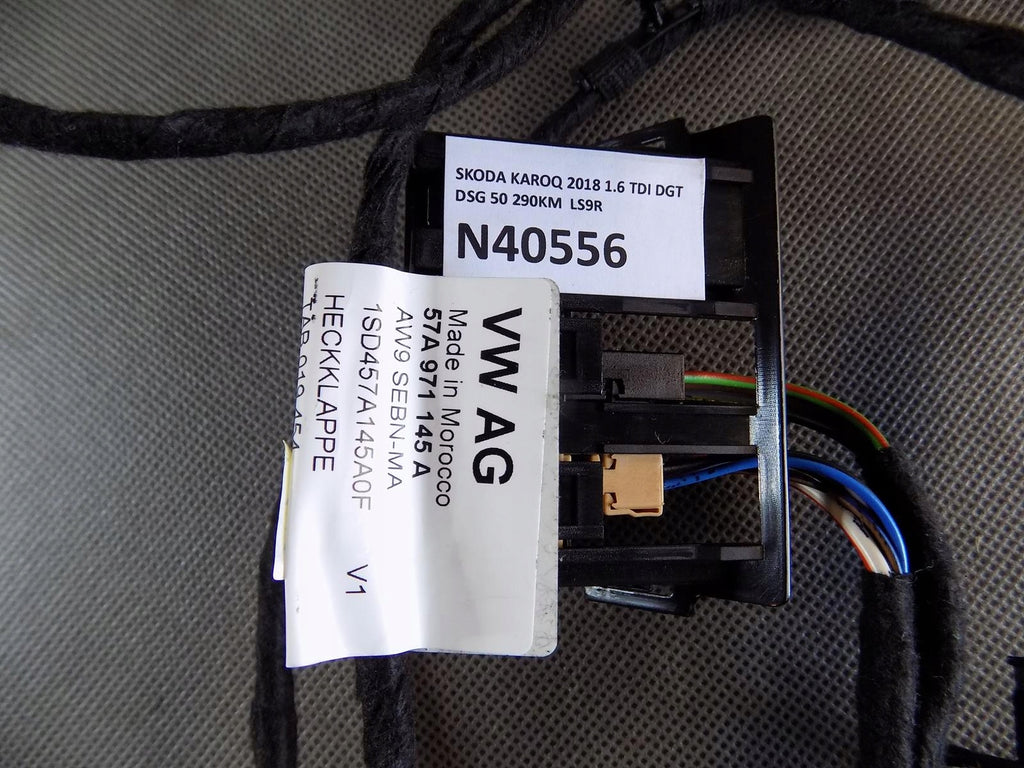 SKODA KAROQ WIRING LID REAR 57A971145A
