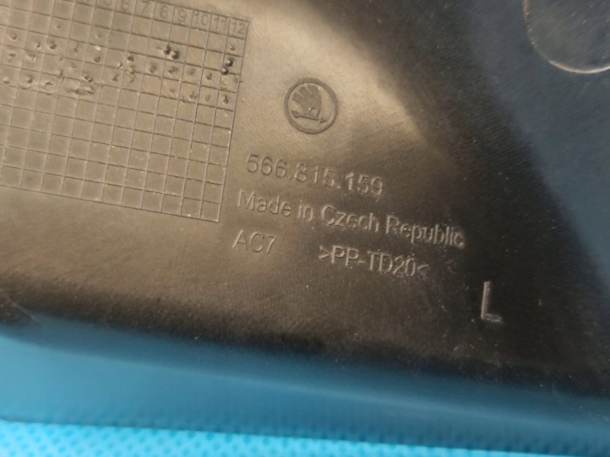 SKODA KODIAQ 1 1.5 TSI 110KW 2019R COVER GUTTER HOUSING 566815159