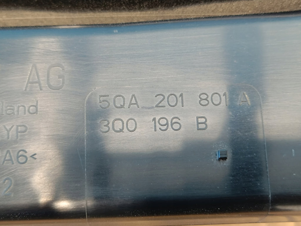 SKODA KODIAQ 1 1.5 TSI 110KW 2020 R CARBON FILTER 5QA201801A