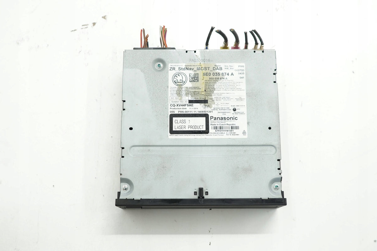 SKODA OCTAVIA III 14R READER CD CHANGER 5E0035874A