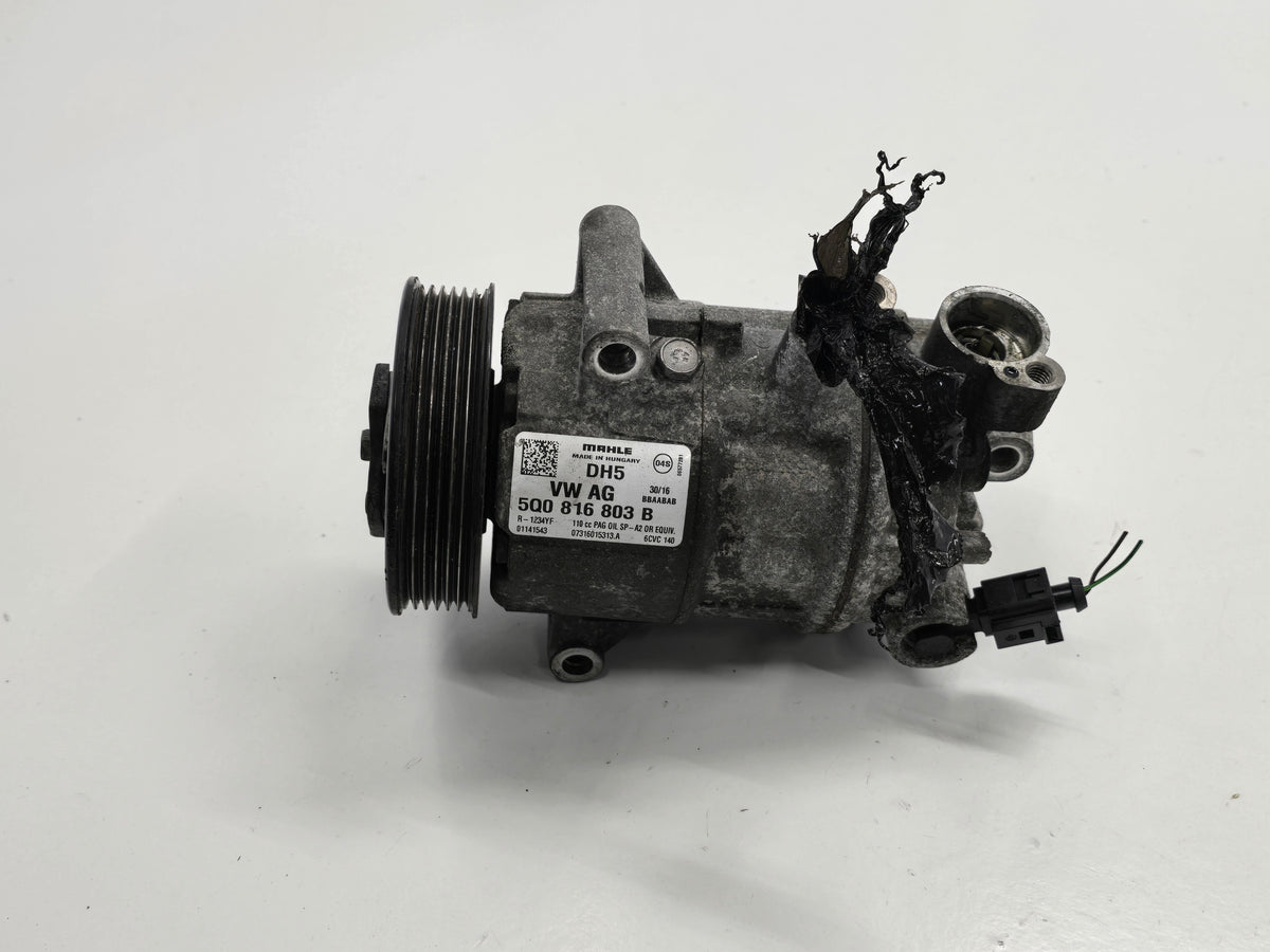 SKODA OCTAVIA III 16R COMPRESSOR AIR CONDITIONING COMPRESSOR 1.6TDI 5Q0816803B