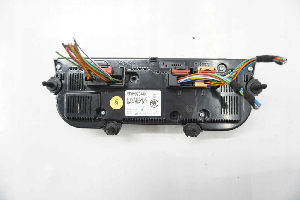 SKODA OCTAVIA III AIR CONDITIONING PANEL 5E0907044K