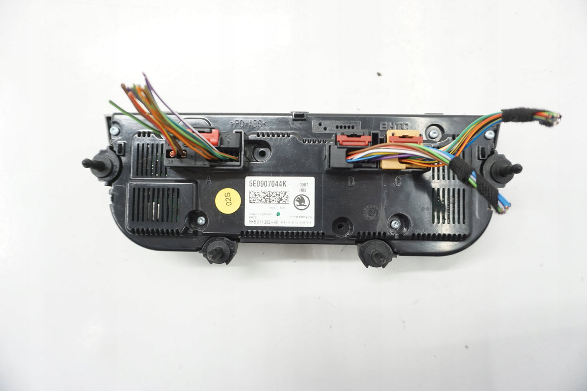 SKODA OCTAVIA III AIR CONDITIONING PANEL 5E0907044K