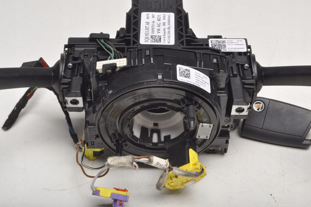 SKODA OCTAVIA III COMBINATION SWITCH 5Q0953507AB KEYS TAPE