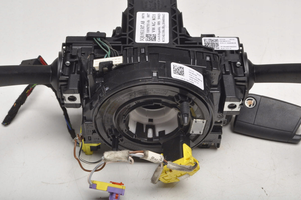 SKODA OCTAVIA III COMBINATION SWITCH 5Q0953507AB KEYS TAPE