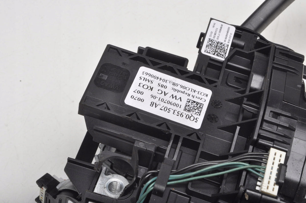 SKODA OCTAVIA III COMBINATION SWITCH 5Q0953507AB KEYS TAPE