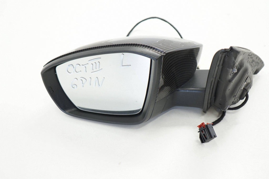 SKODA OCTAVIA III RS 15R MIRROR LEFT 6PIN ENGLISH