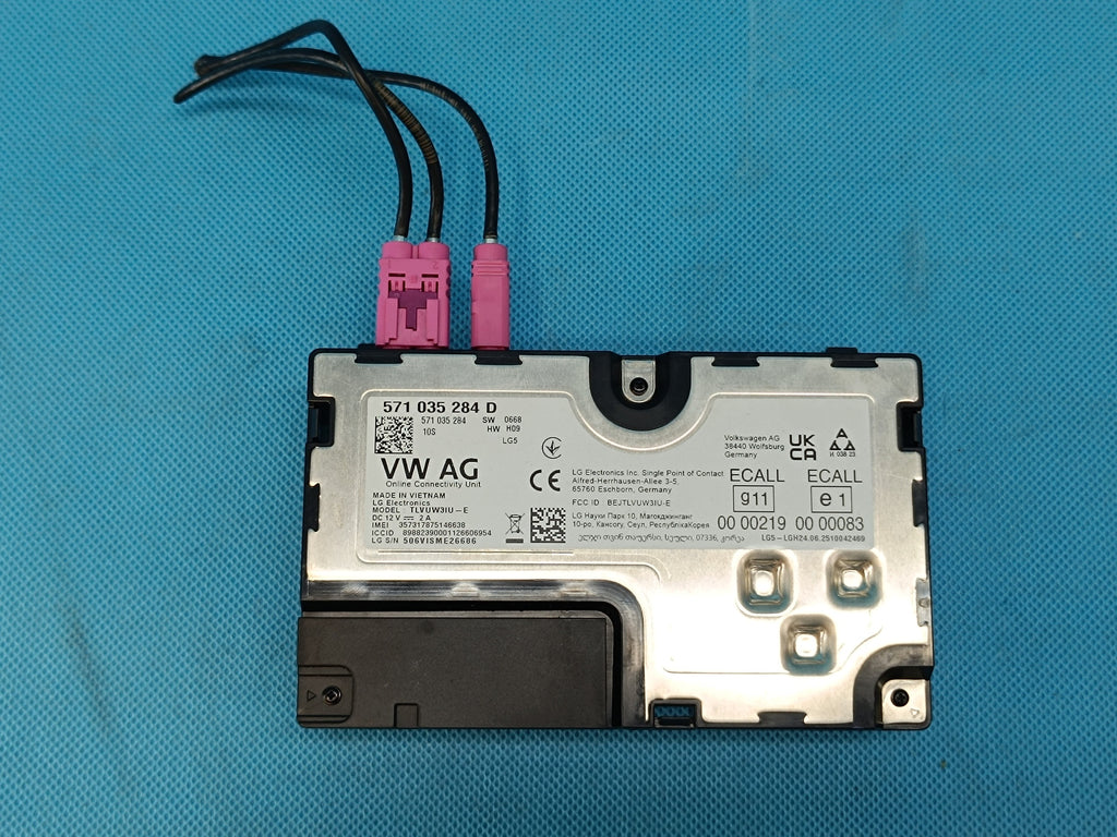 SKODA OCTAVIA IV VRS 2.0 TFSI 195KW 2026 R ONLINE SERVICE MODULE 571035284D