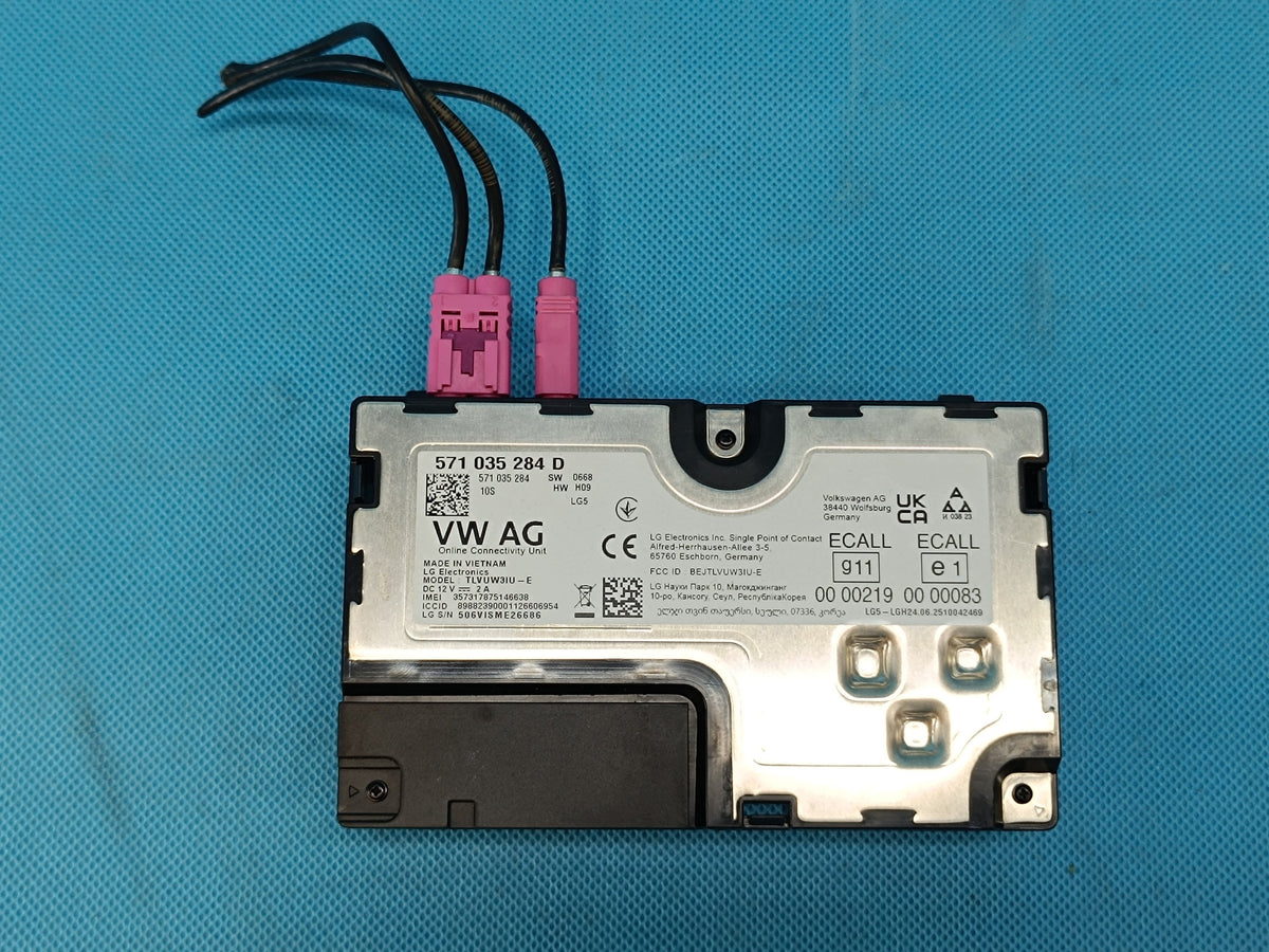 SKODA OCTAVIA IV VRS 2.0 TFSI 195KW 2026 R ONLINE SERVICE MODULE 571035284D