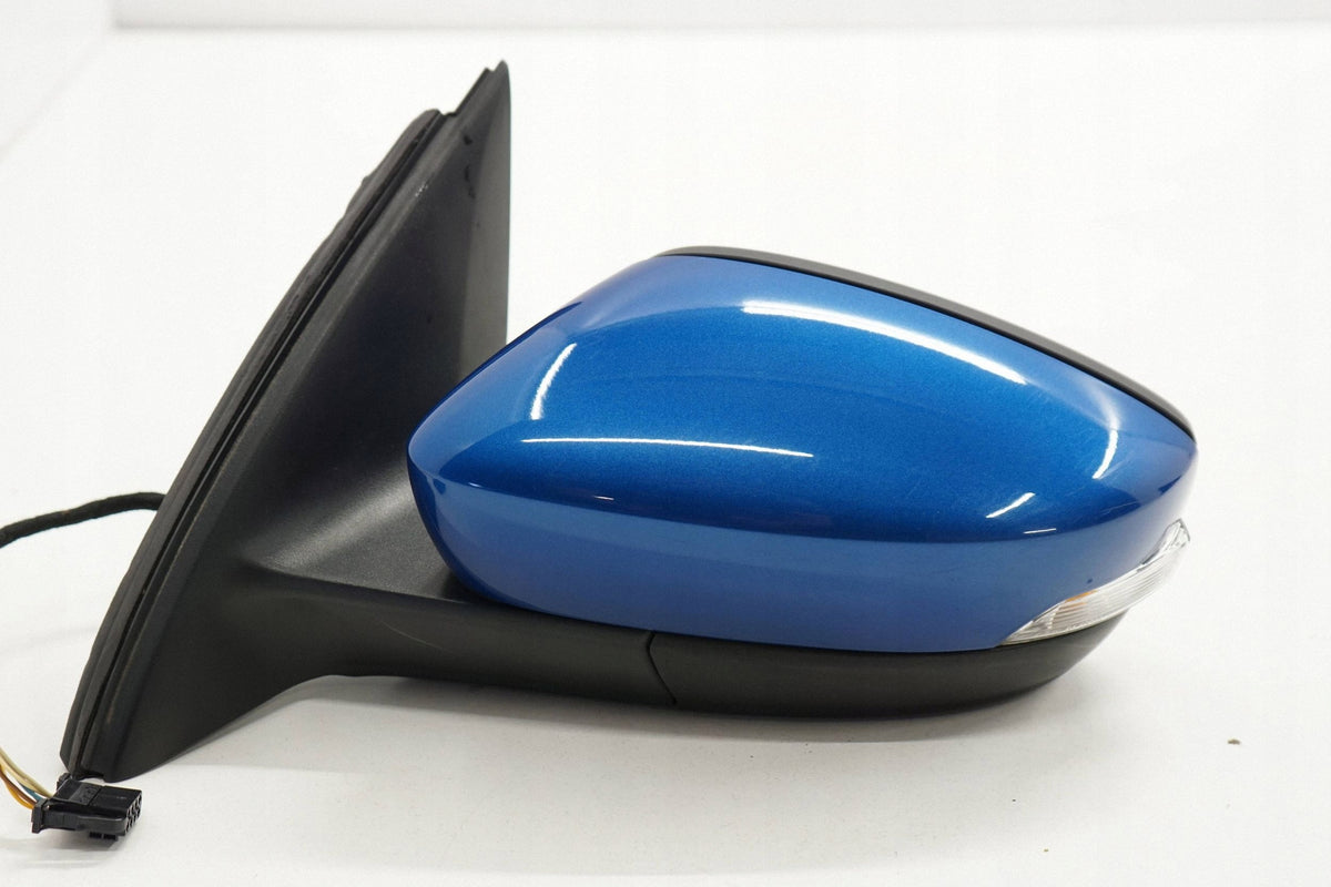 SKODA RAPID LIFT 17R MIRROR LEFT HEATED 6PIN LF5W ENGLISH