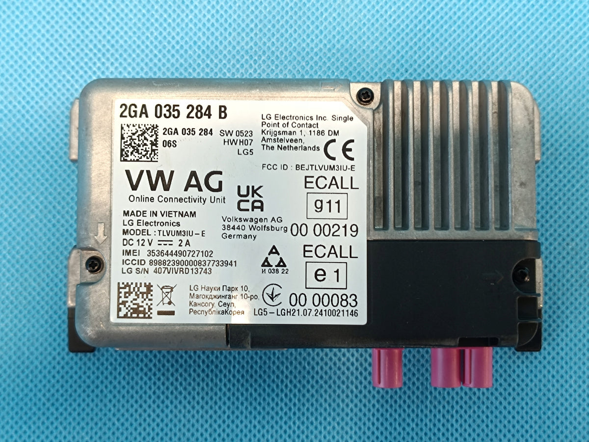 SKODA SCALA LIFT 1.0 TSI 85KW 2024 R MODULE DRIVER ONLINE 2GA035284B