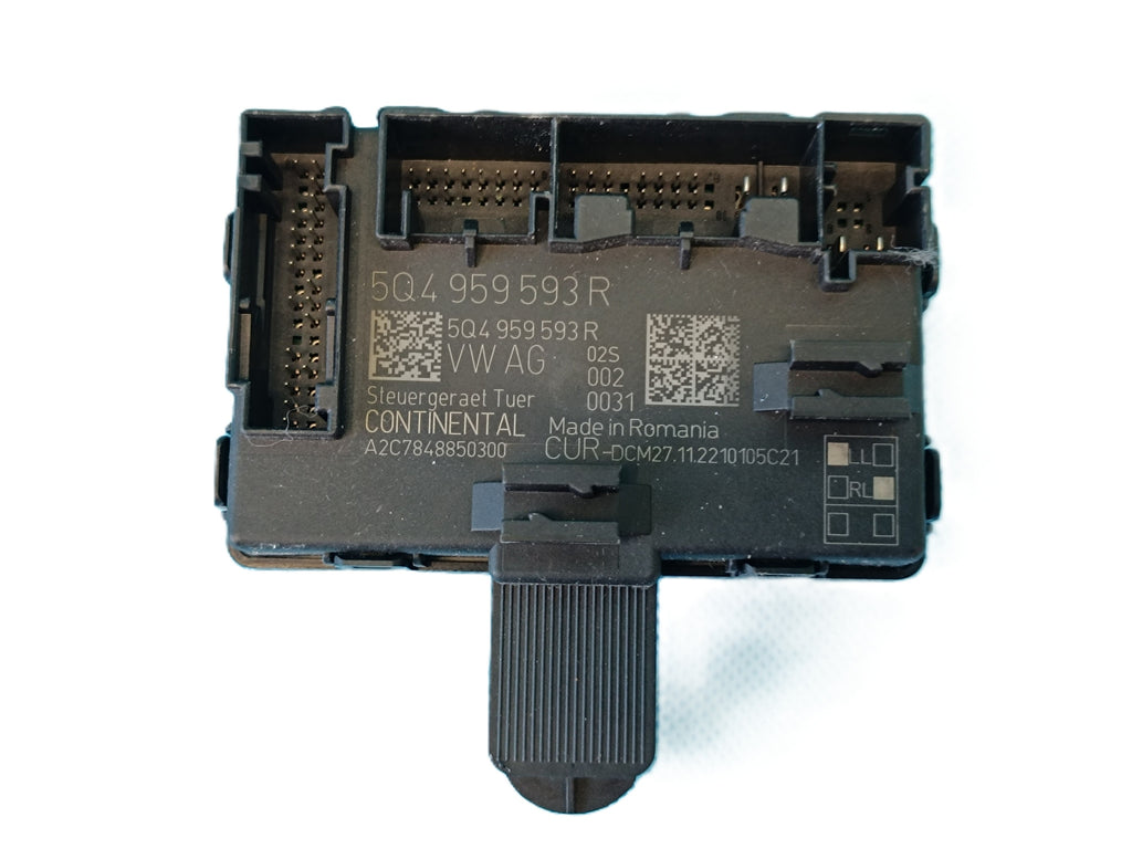 SKODA SUPERB 3 STATION WAGON 2.0 TDI 147KW 2023 R DOOR MODULE LEFT FRONT 5Q4959593R
