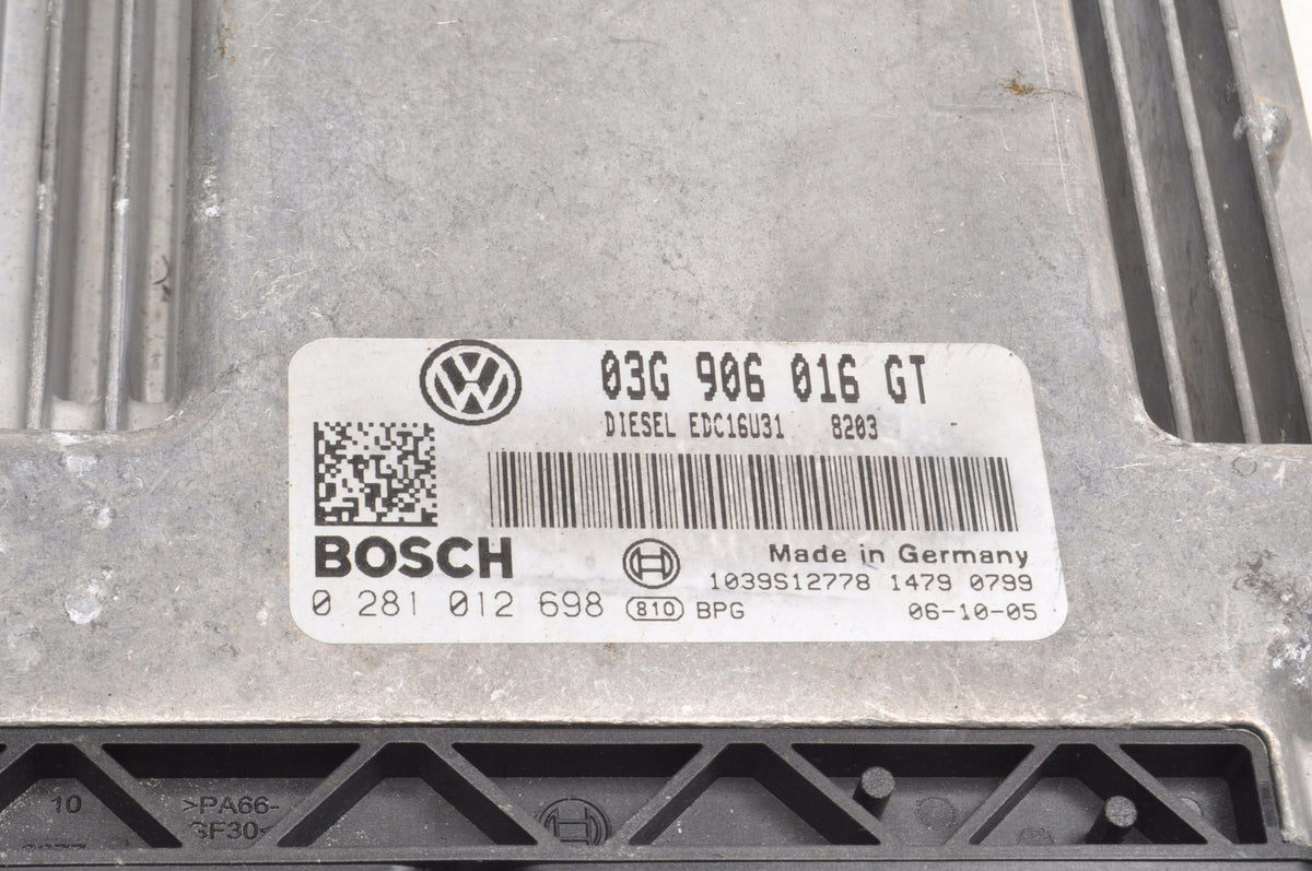 SKODA SUPERB I 2.0 TDI 140KM COMPUTER ENGINE DRIVER 03G906016GT