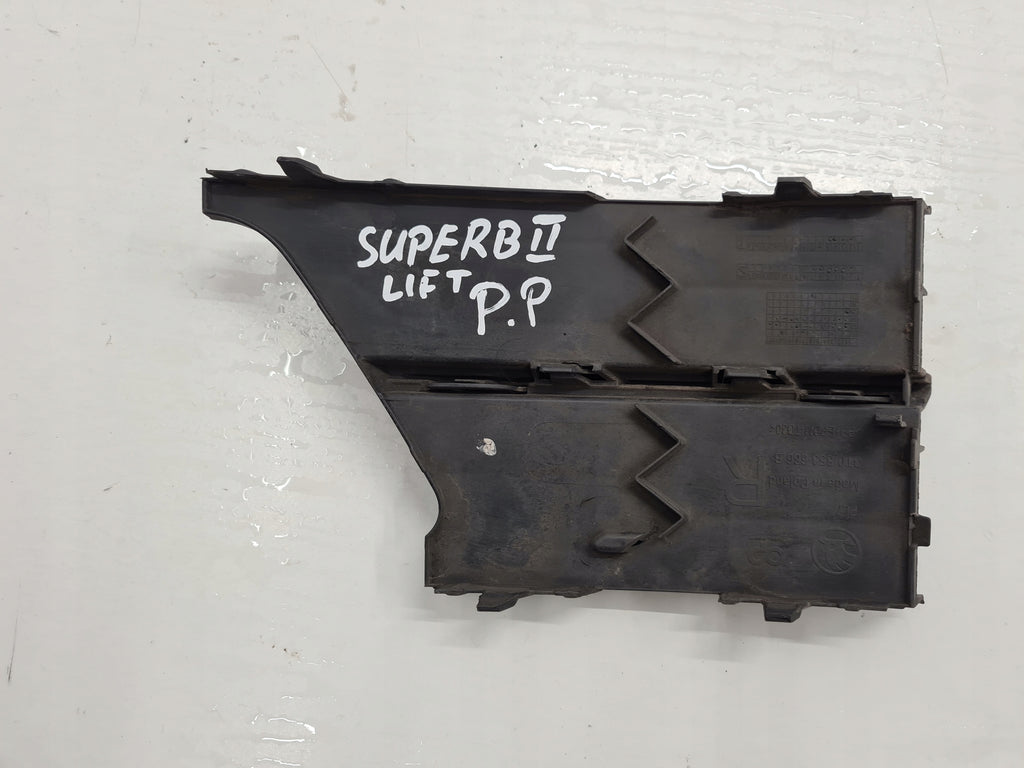 SKODA SUPERB II LIFT BUMPER GRILLE RIGHT FRONT 3T0853666B