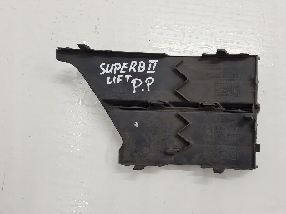 SKODA SUPERB II LIFT BUMPER GRILLE RIGHT FRONT 3T0853666B