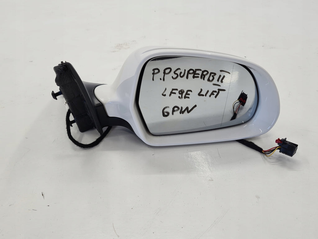 SKODA SUPERB II LIFT MIRROR RIGHT 6PIN LF9E ENGLISH