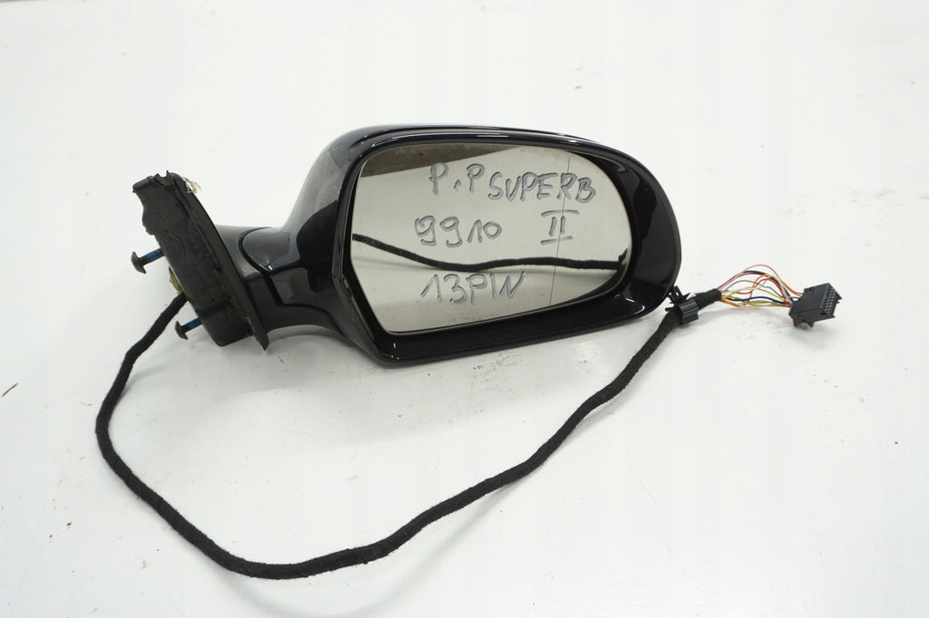 SKODA SUPERB II MIRROR RIGHT 13PIN 9910 ENGLISHMAN
