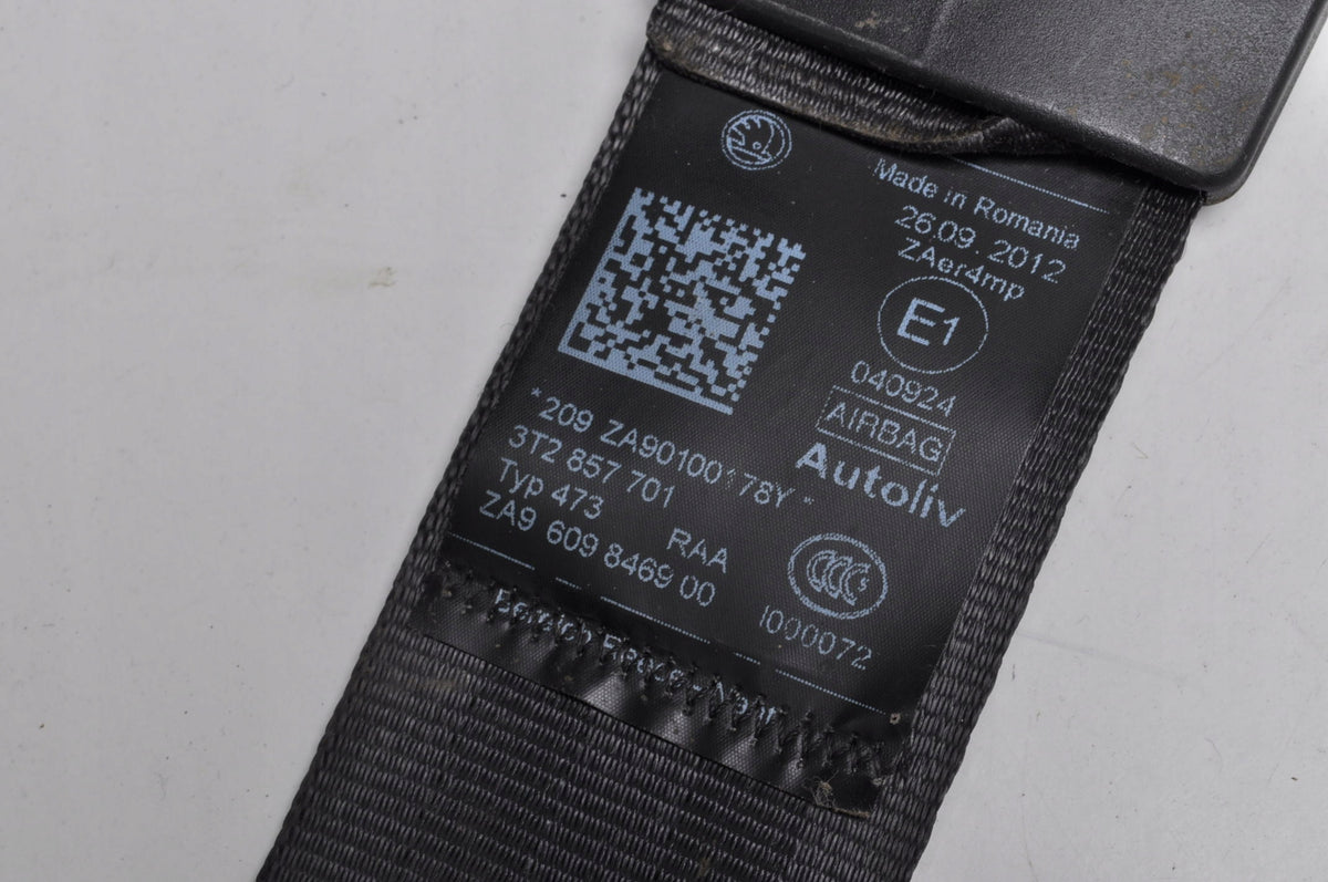 SKODA SUPERB II SEAT BELT LEFT FRONT 3T2857701