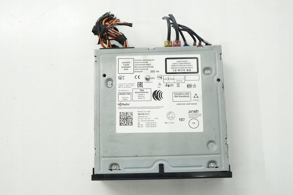 SKODA SUPERB III 18R MODULE NAVIGATION READER 5Q0035874C