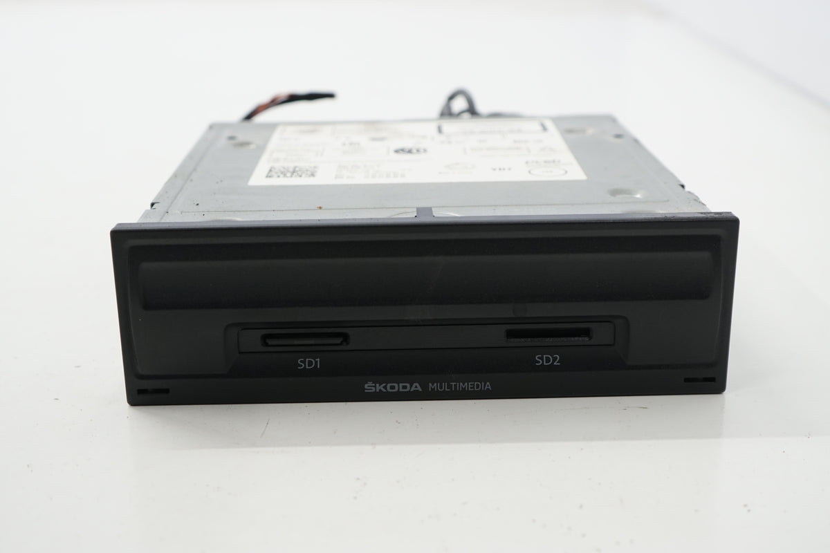 SKODA SUPERB III 18R MODULE NAVIGATION READER 5Q0035874C