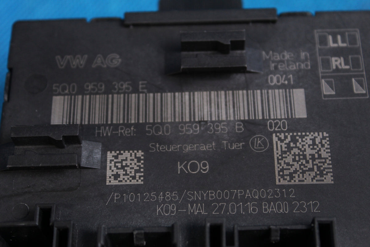 SKODA SUPERB III 3V DOOR CONTROLLER REAR MODULE 2016R 5Q0959395E