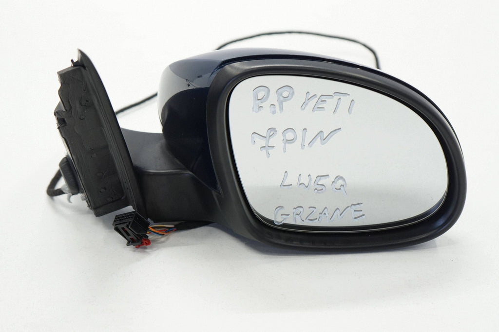 SKODA YETI 13R MIRROR RIGHT 7PIN MULLED LW5Q ANGLIK
