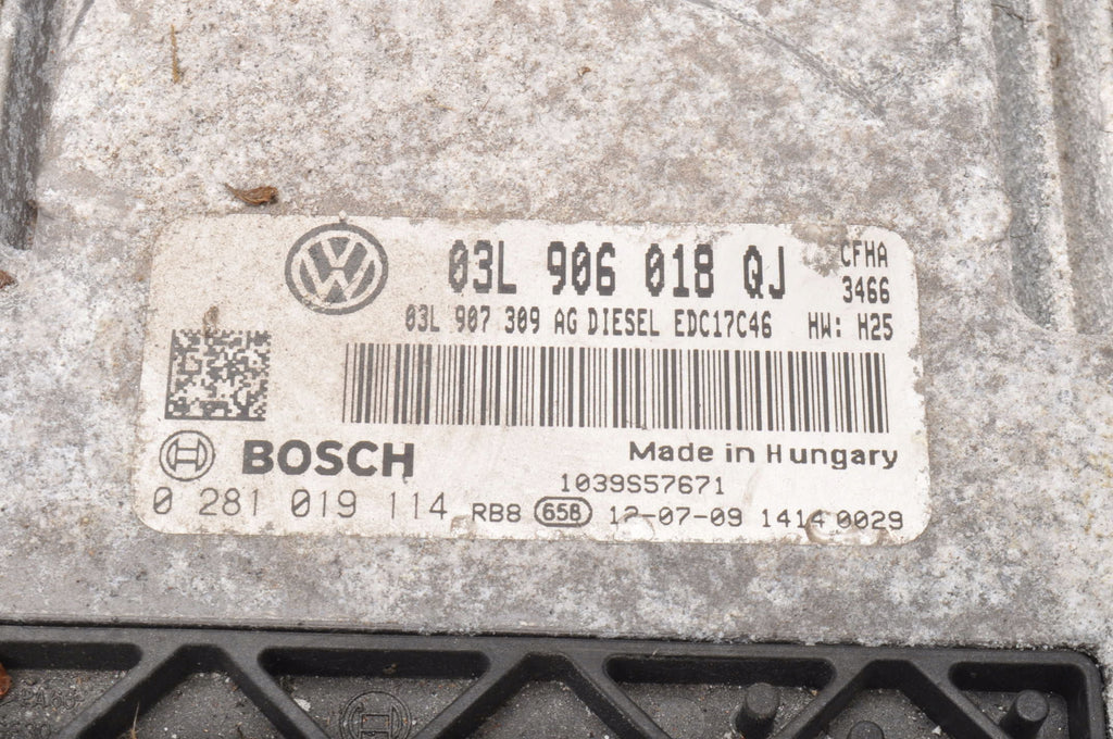 SKODA YETI 2.0 TDI 110KM COMPUTER ENGINE DRIVER 03L906018QJ